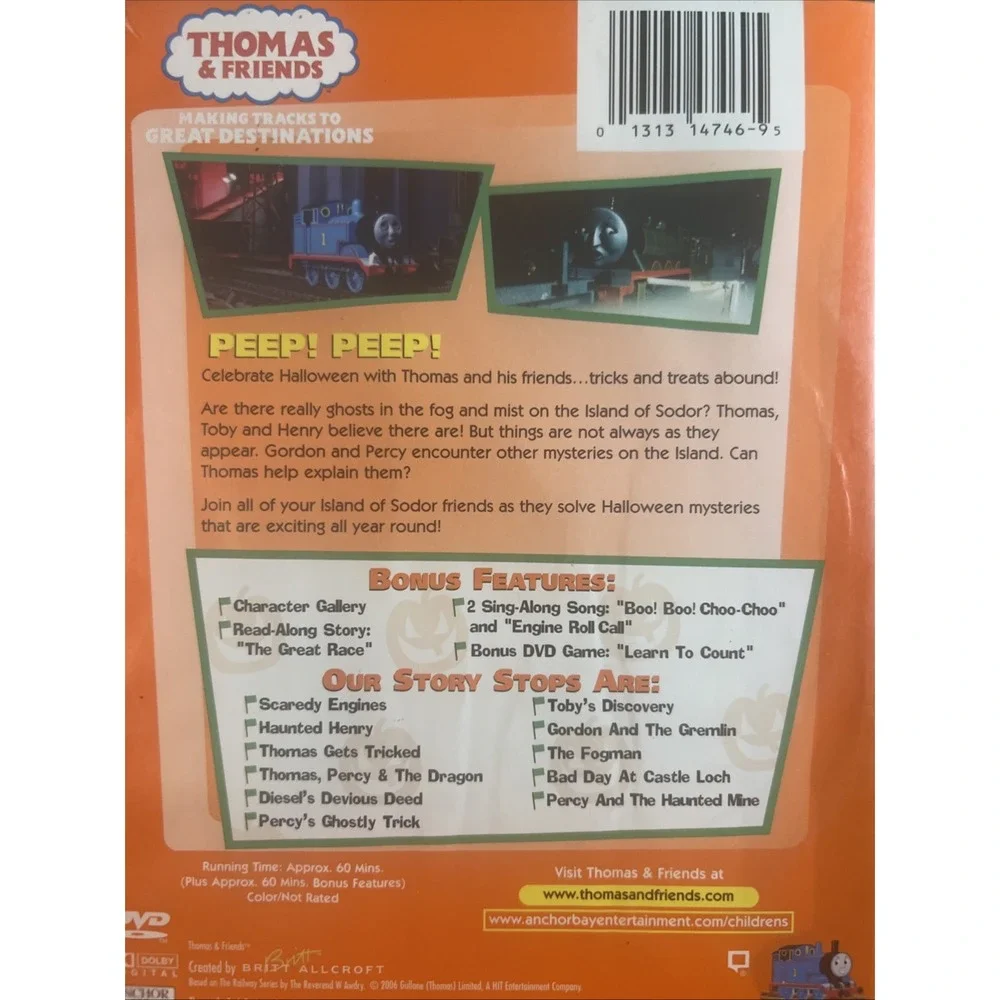 Thomas‎ The Train Engine Kids Family (DVD's) Movie Thomas And Friends Lot of 4